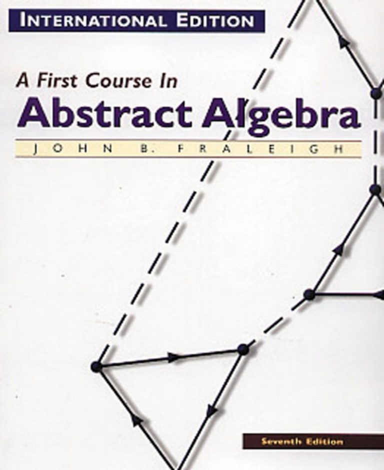 Solucionario De Primer Curso Sobre Algebra Abstracta, 7ma Edicion ...