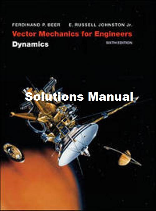 Solucionario De Mecánica Vectorial Para Ingenieros: Dinámica, 6ta ...