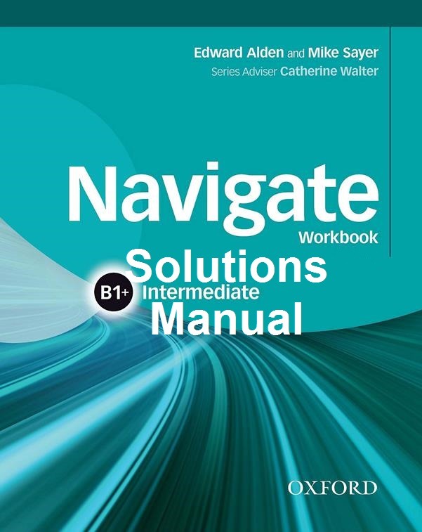 Solucionario Navigate B1+ Intermediate – Edward Alden